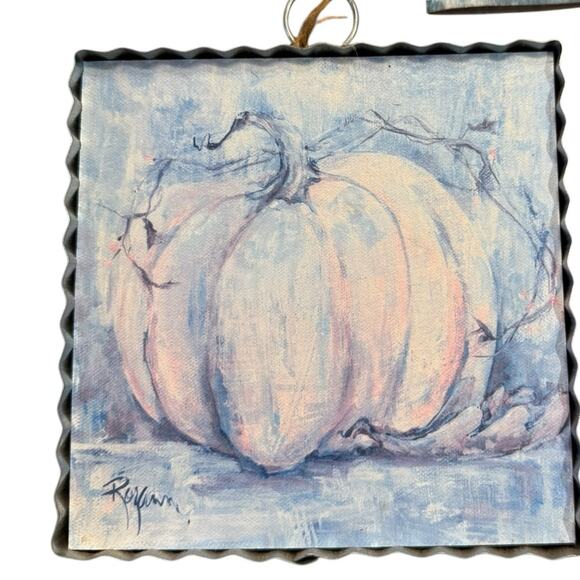 round top Other - Round Top Pastel Pumpkin Wall Art 6 x 6”